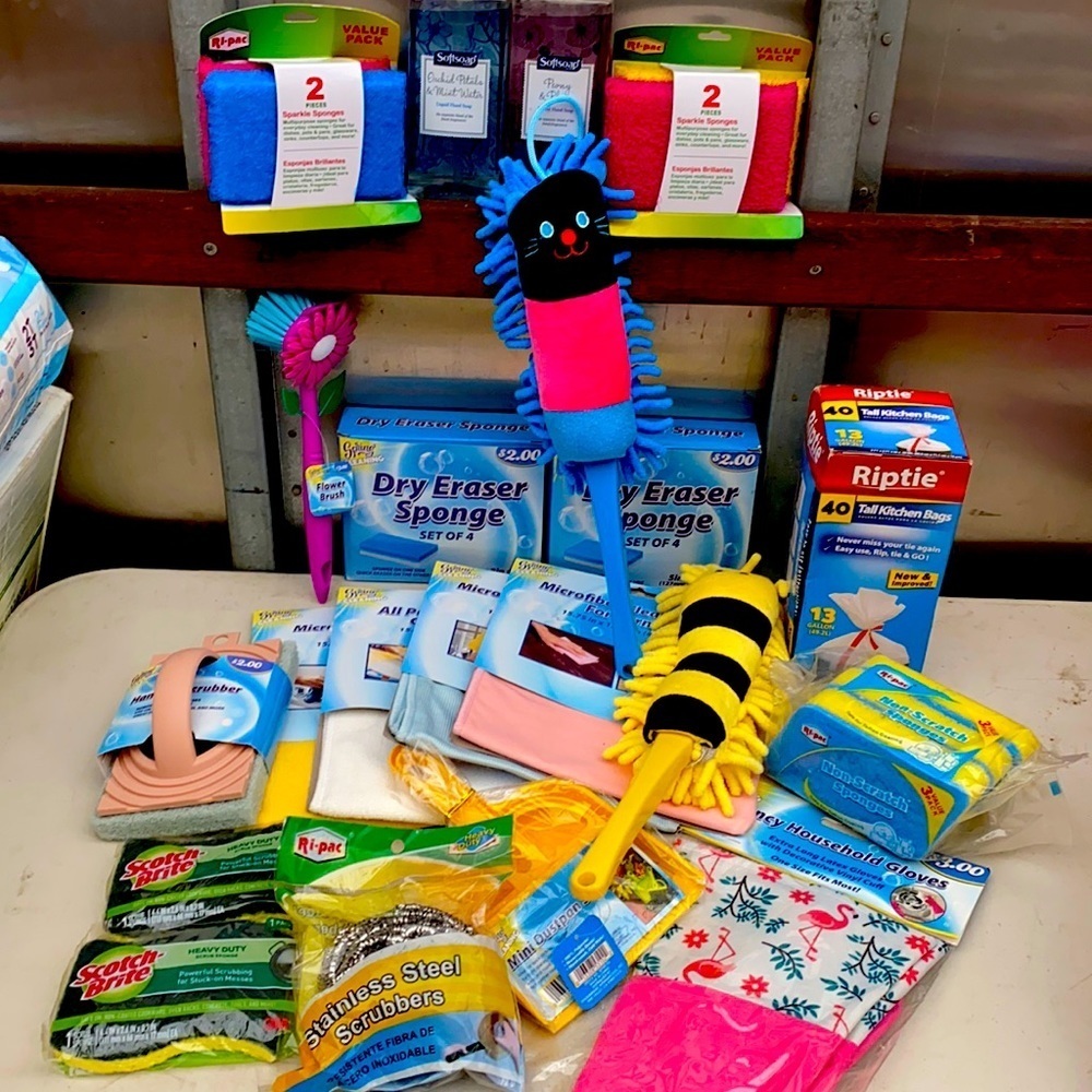 Updated!! Kitchen & Bathroom Cleaning Bundle Household Dusting